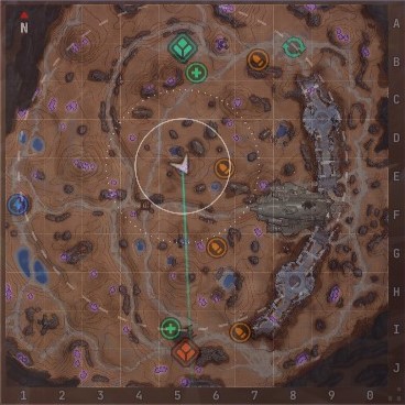 Minimap in bush