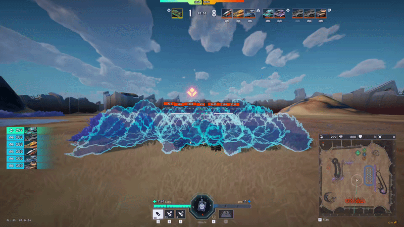 Spotted by firing in bush